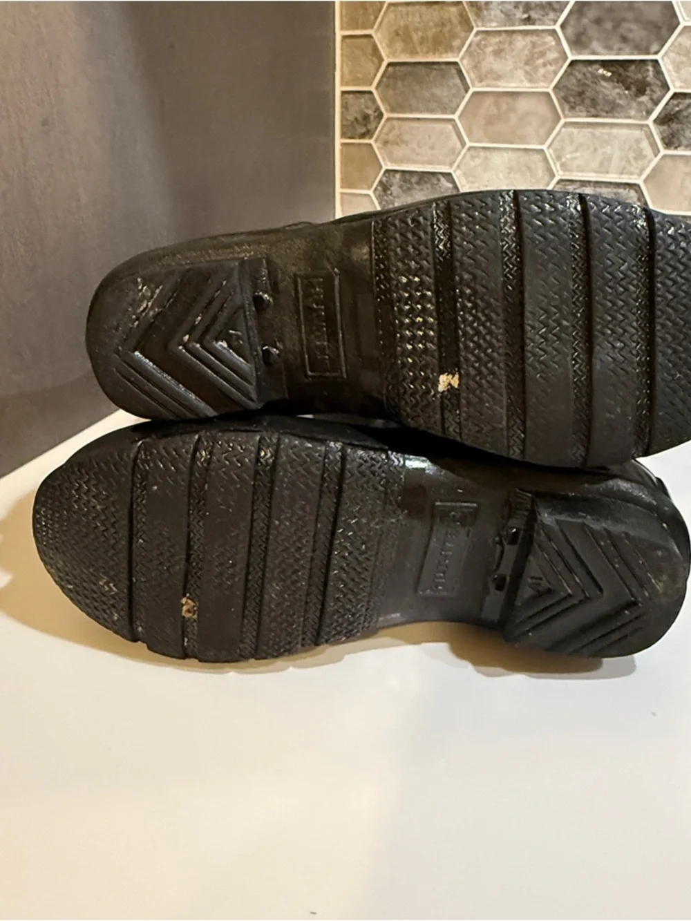 Hunter Rain Boots - Sz 3 boys / 4 girls